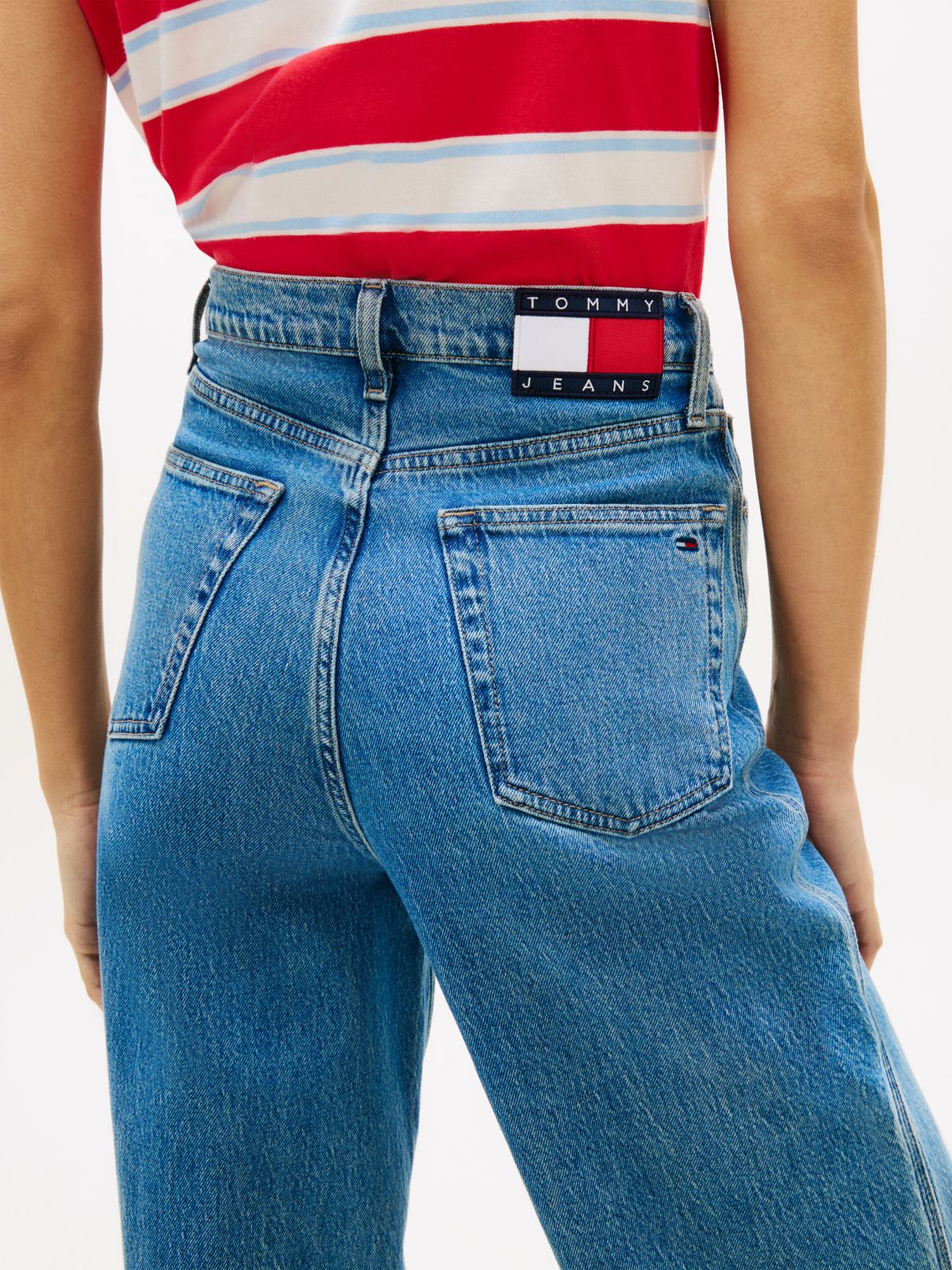 Claire High Rise Wide Jeans — Blue