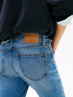 Lucy Mid Rise Slim Whiskered Jeans — Blue 3