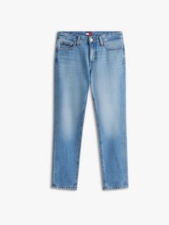 Lucy Mid Rise Slim Whiskered Jeans — Blue 5