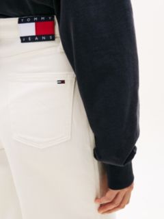 Claire High Rise Wide White Jeans — White 3
