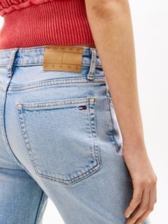 Faded Mid Rise Bootcut Jeans — Blue 3