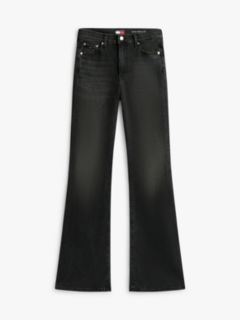 Sylvia High Rise Bootcut Black Jeans — Grey 5
