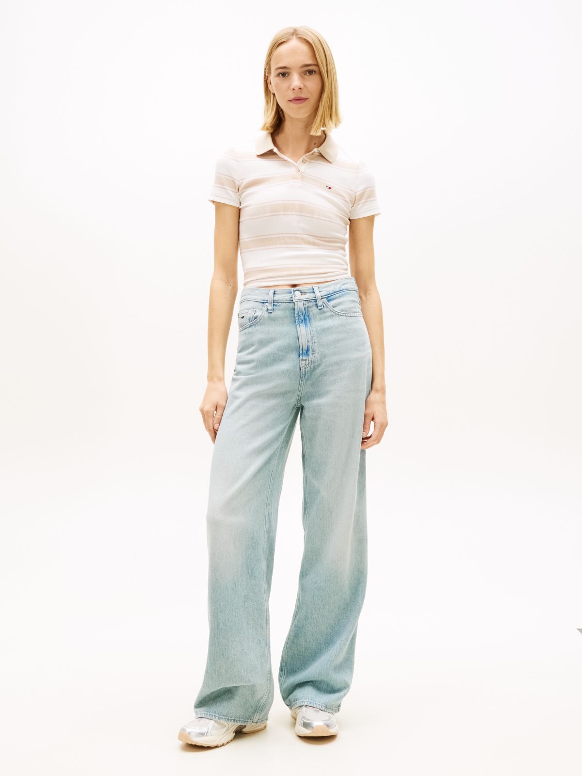 Claire High Rise Wide Jeans — Blue