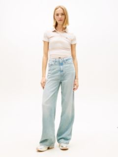 Claire High Rise Wide Jeans — Blue 1