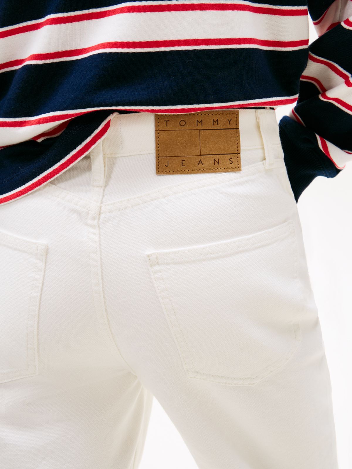 Layla High Rise Straight White Jeans — White