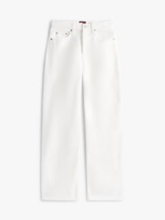 Layla High Rise Straight White Jeans — White 5