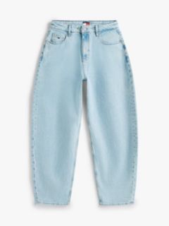 Faded Balloon Tapered Leg Jeans — Blue 5