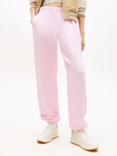Tommy Badge Relaxed Cuffed Leg Joggers — Pink 2