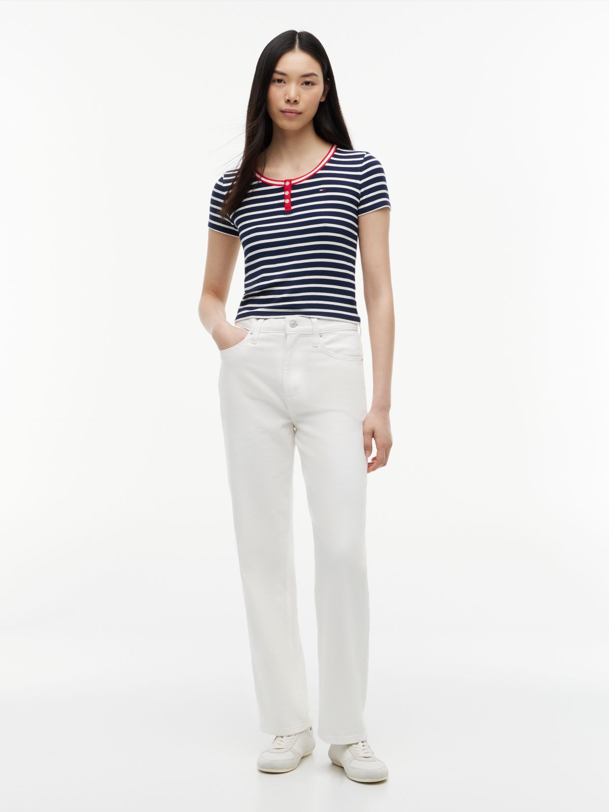 Slim Henley T-Shirt — Multi