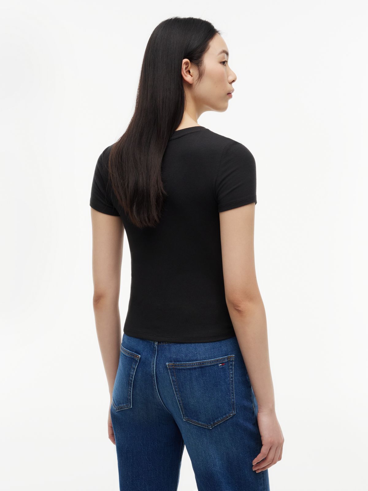 Slim Henley T-Shirt — Black