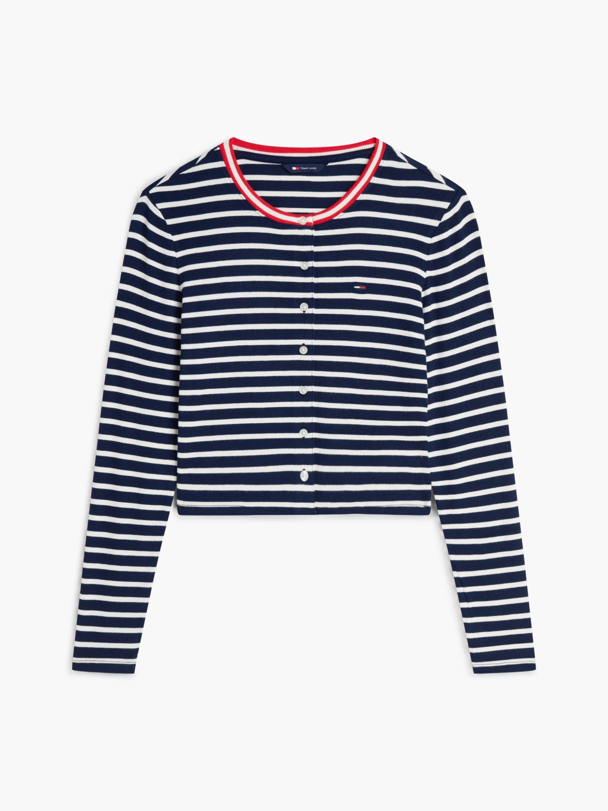 Slim Jersey Cardigan — Multi
