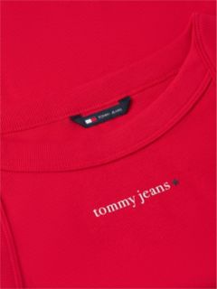 Logo Ribbed Slim Tank Top — Red 6