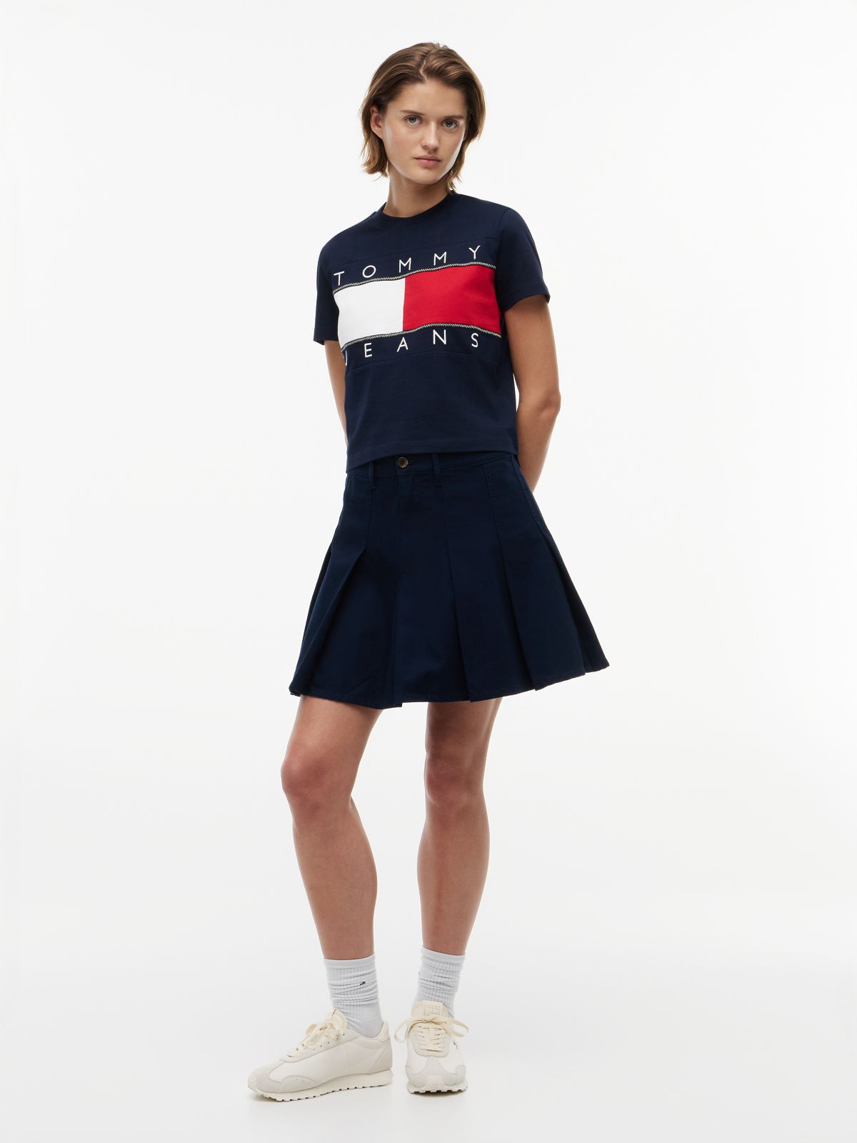 Tommy Flag T-Shirt — Blue