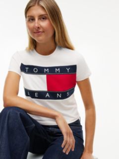 Tommy Flag T-Shirt — White 3