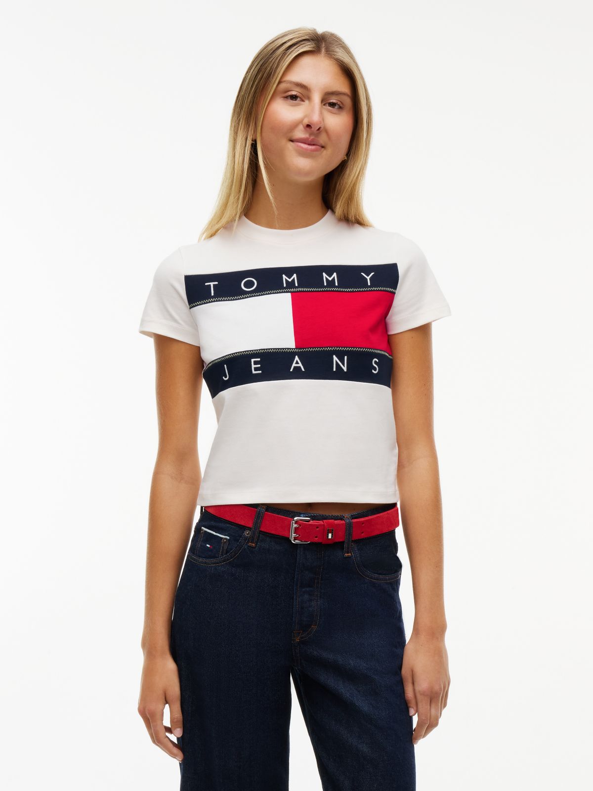 Tommy Flag T-Shirt — White