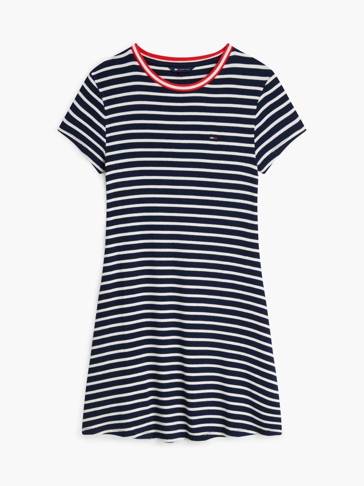 Jersey Fit And Flare Mini Dress — Multi