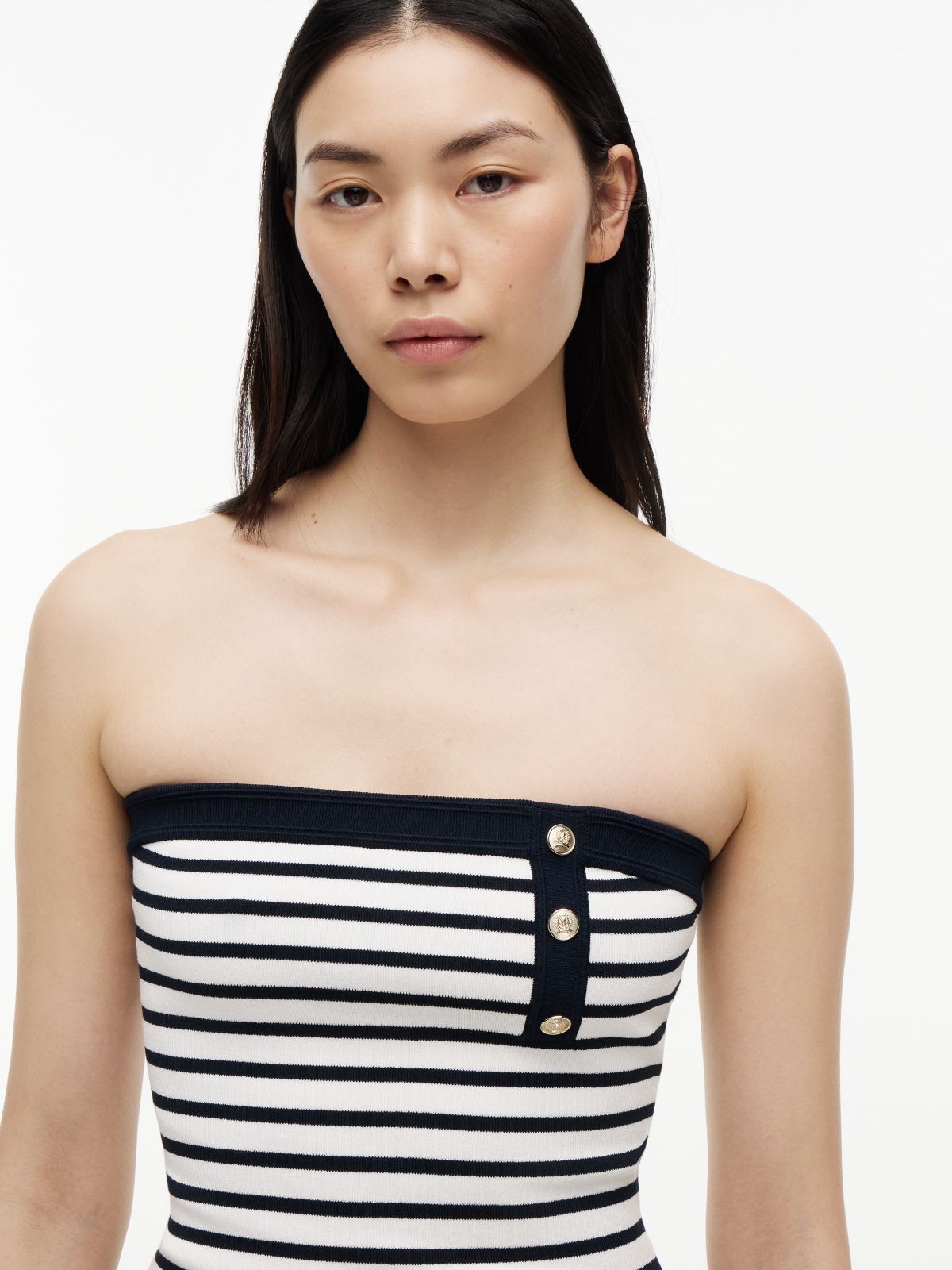 Bandeau Extra Slim Mini Dress — Multi