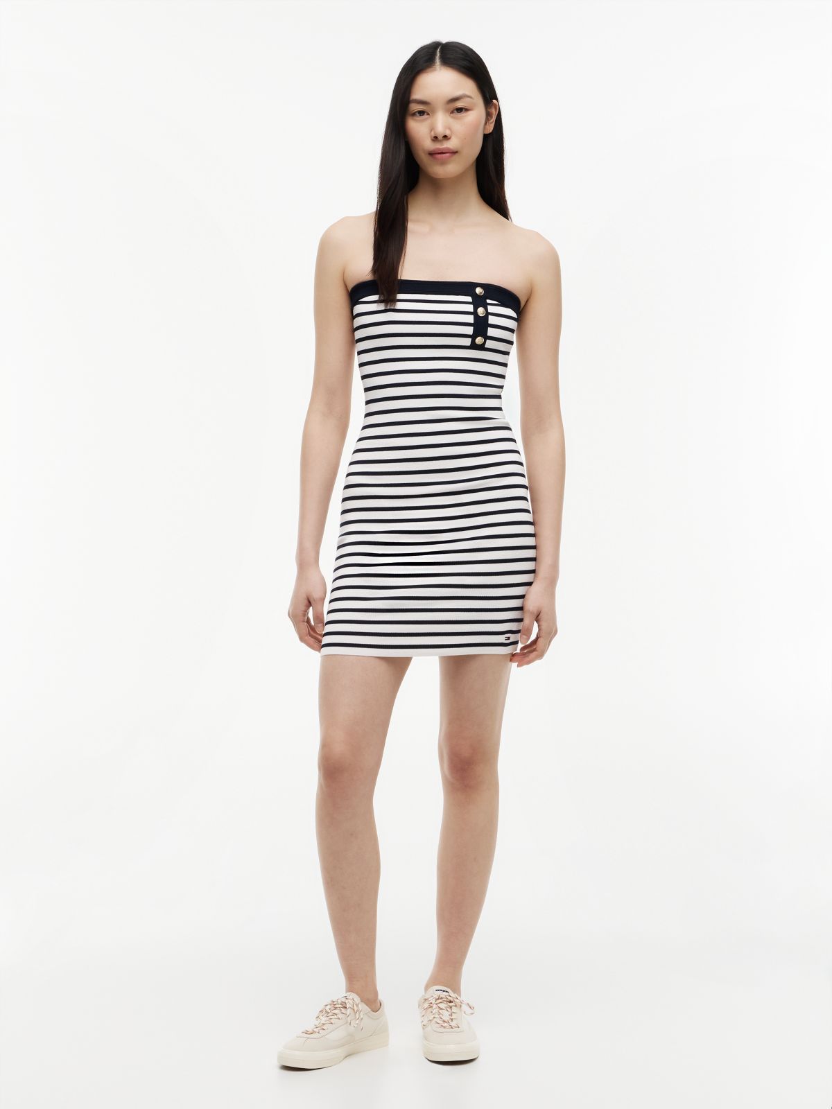 Bandeau Extra Slim Mini Dress — Multi
