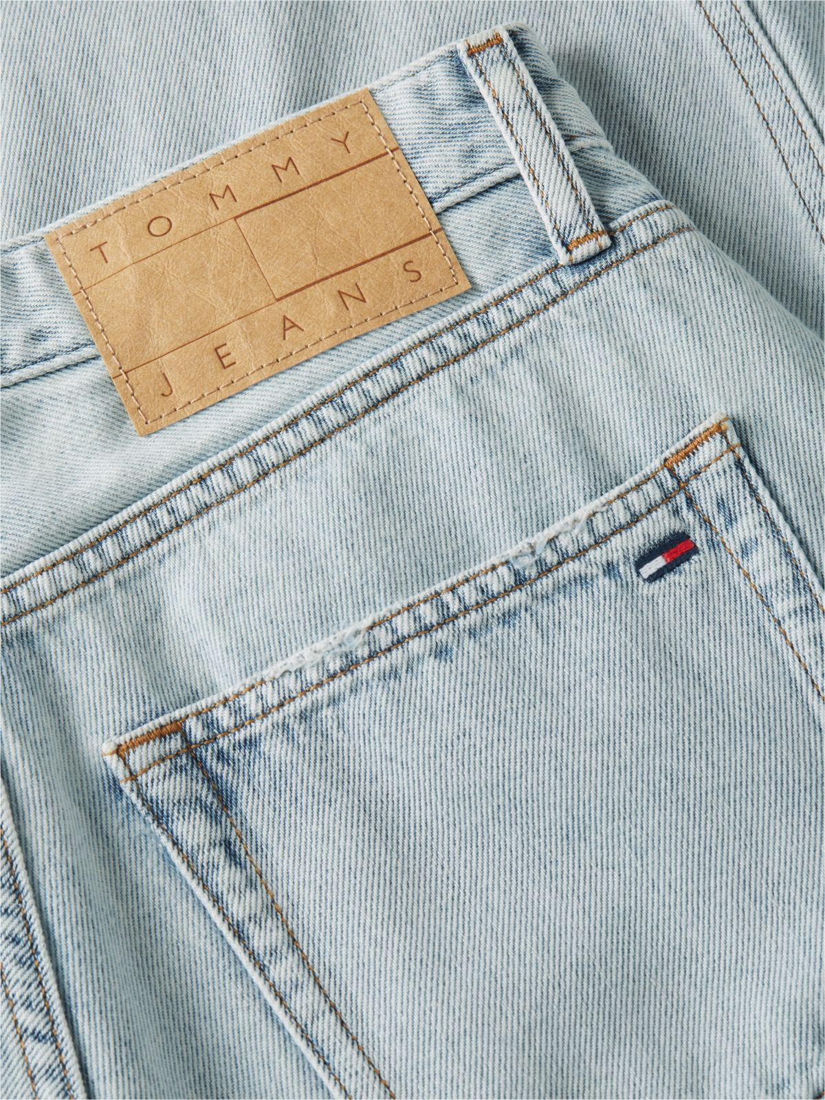 Ella High Rise Barrel Twisted Seam Jeans — Blue