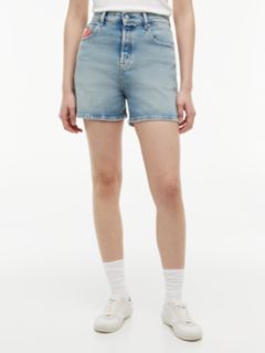 Vintage Mom Mid Rise Denim Shorts — Blue 2