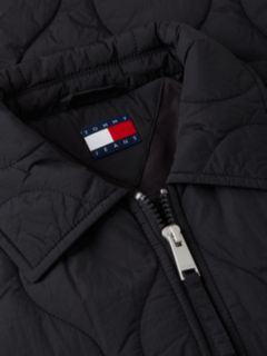 Water Repellent Quilted Relaxed Jacket — Black 6