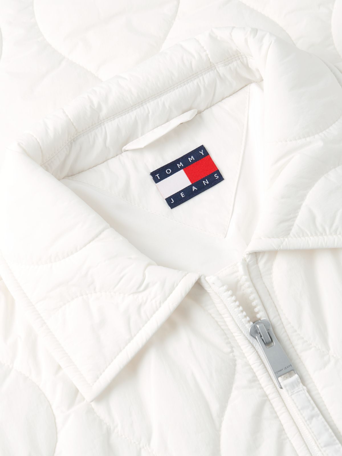 Water Repellent Quilted Relaxed Jacket — White