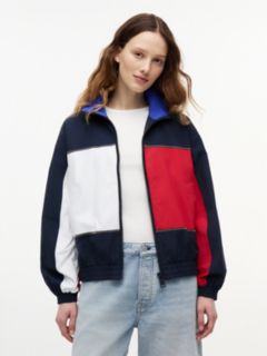 Back Logo Regatta Oversized Windbreaker — Blue 1