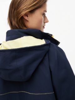 Water Resistant Oversized Regatta Windbreaker — Blue 4