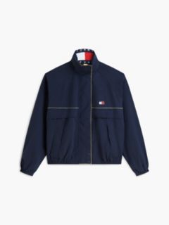 Water Resistant Oversized Regatta Windbreaker — Blue 6