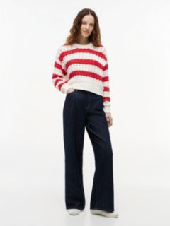 Loose Cable Knit Jumper — Multi 2