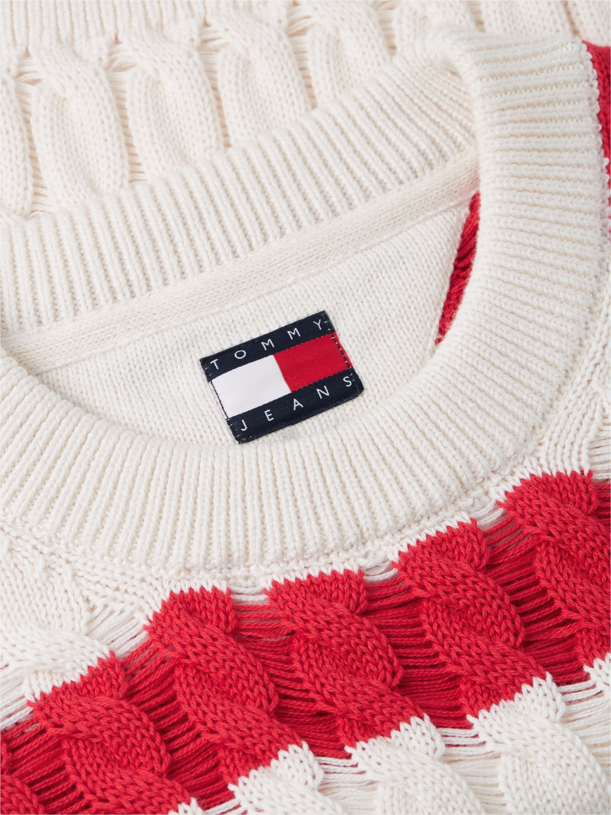 Loose Cable Knit Jumper — Multi