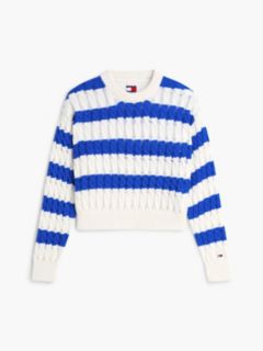 Loose Cable Knit Jumper — Multi 5