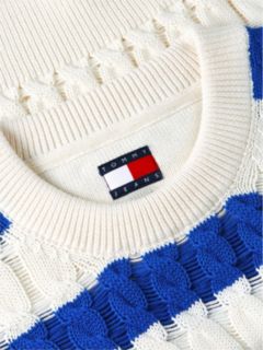 Loose Cable Knit Jumper — Multi 6