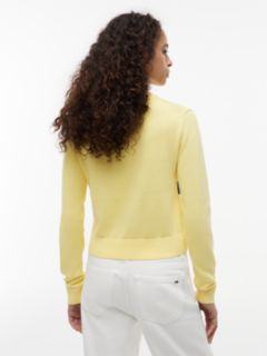 Tommy Flag Crew Neck Jumper — Yellow 4