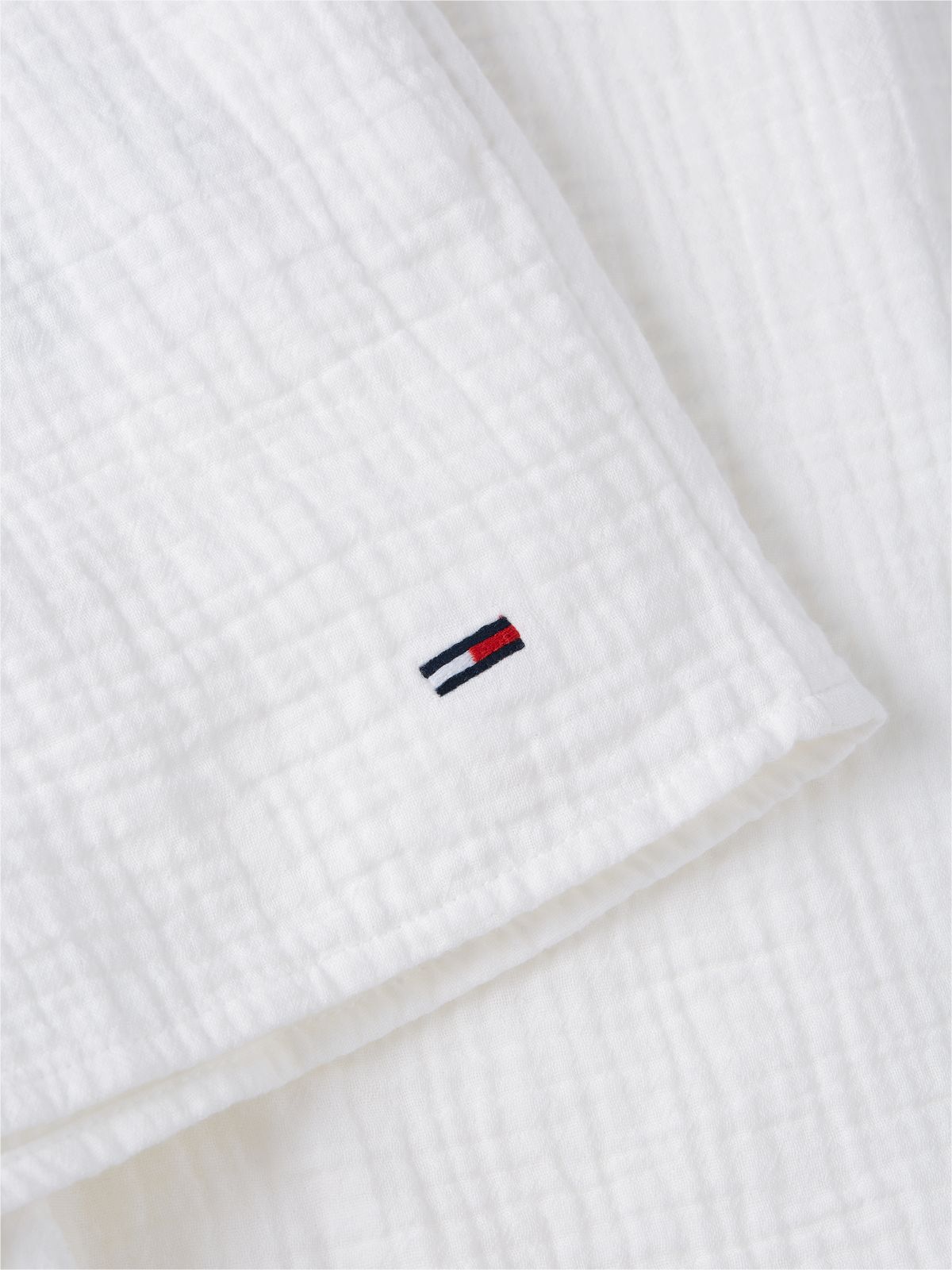 Crinkle Textured Relaxed Shorts — White