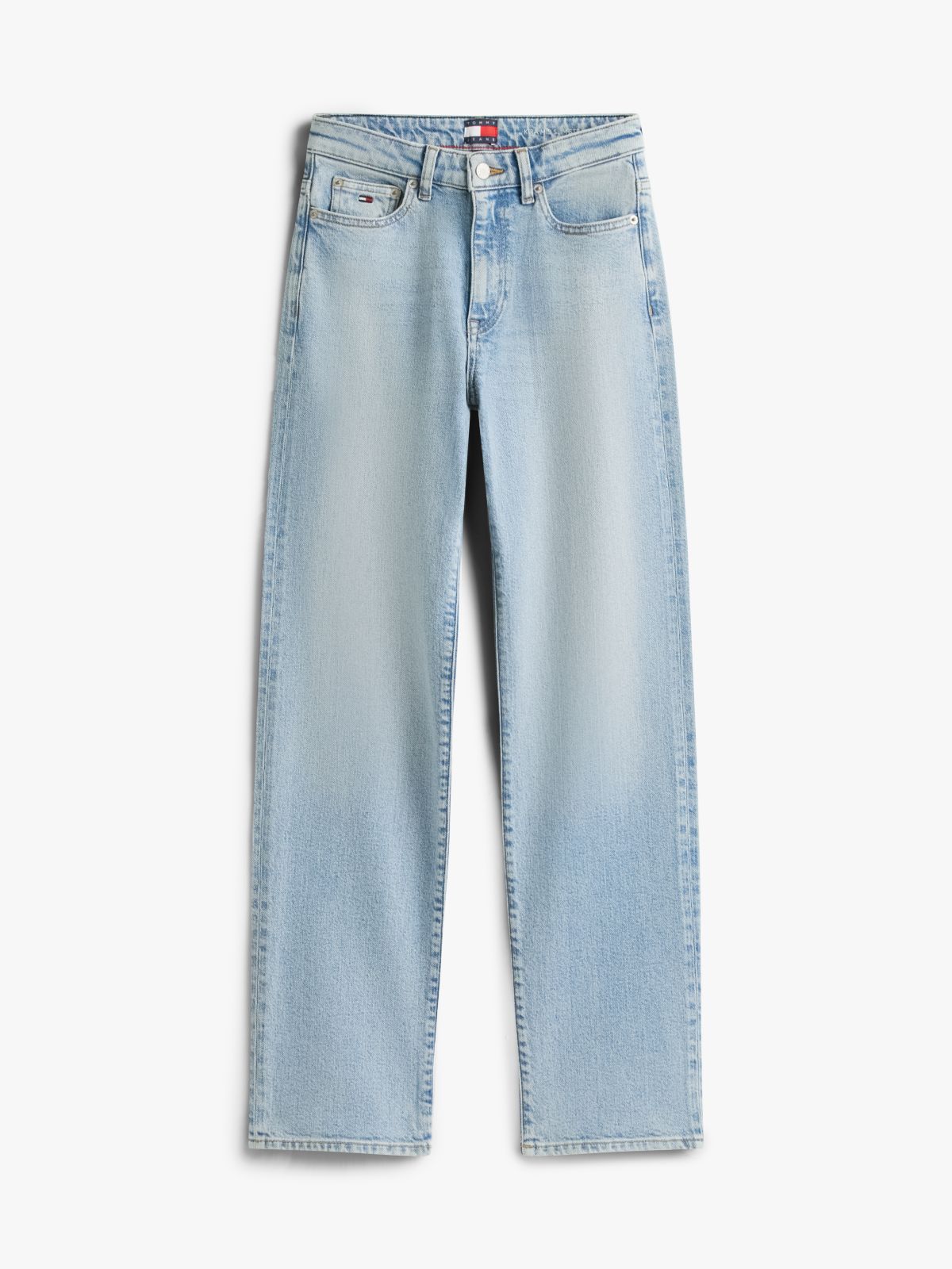 Kira Mid Rise Straight Jeans — Blue