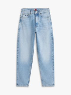 Mom High Rise Tapered Jeans — Blue 5