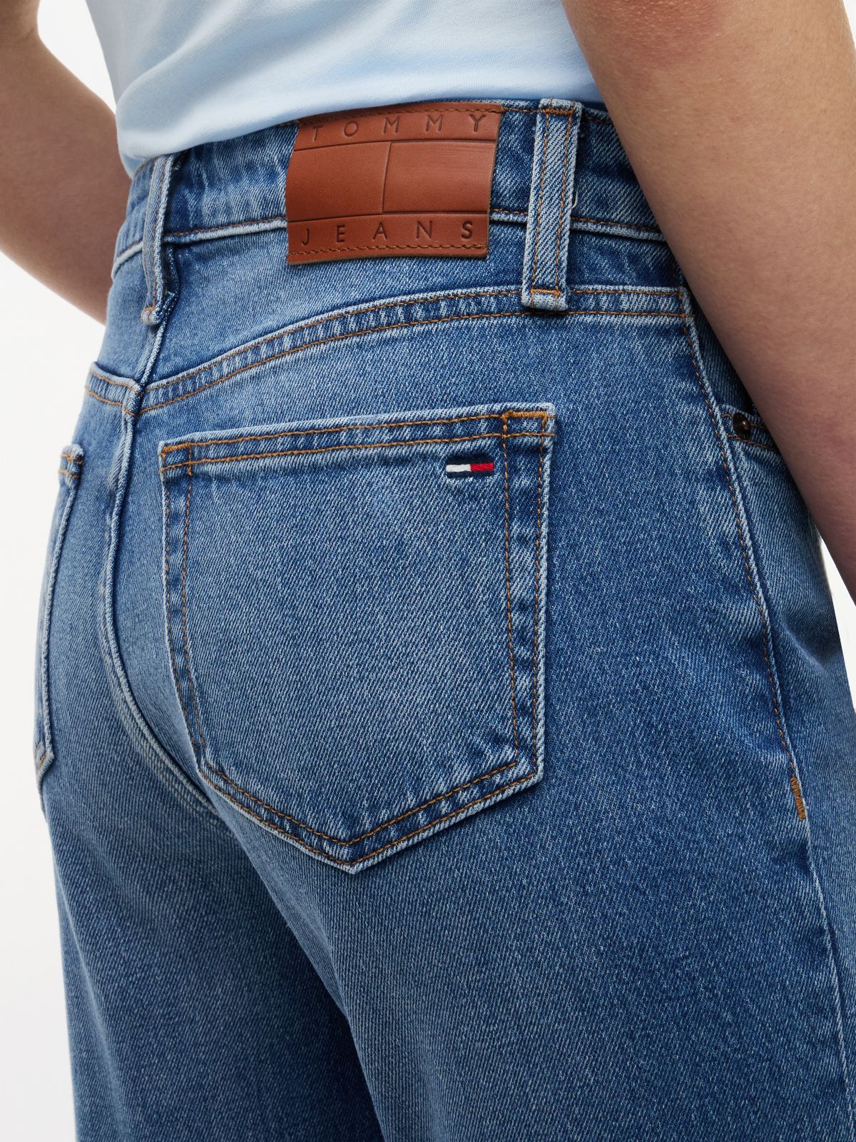 Lucy Mid Rise Slim Jeans — Blue