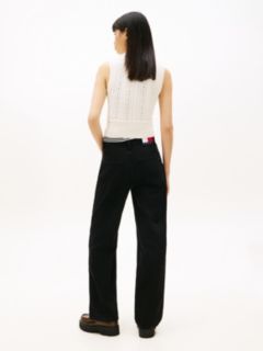 Layla High Rise Straight Black Jeans — Black 4