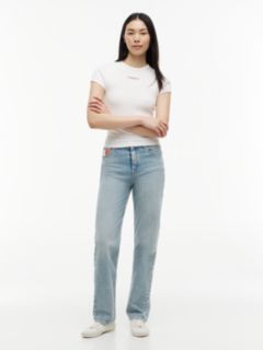 Layla High Rise Straight Vintage Jeans — Blue 1