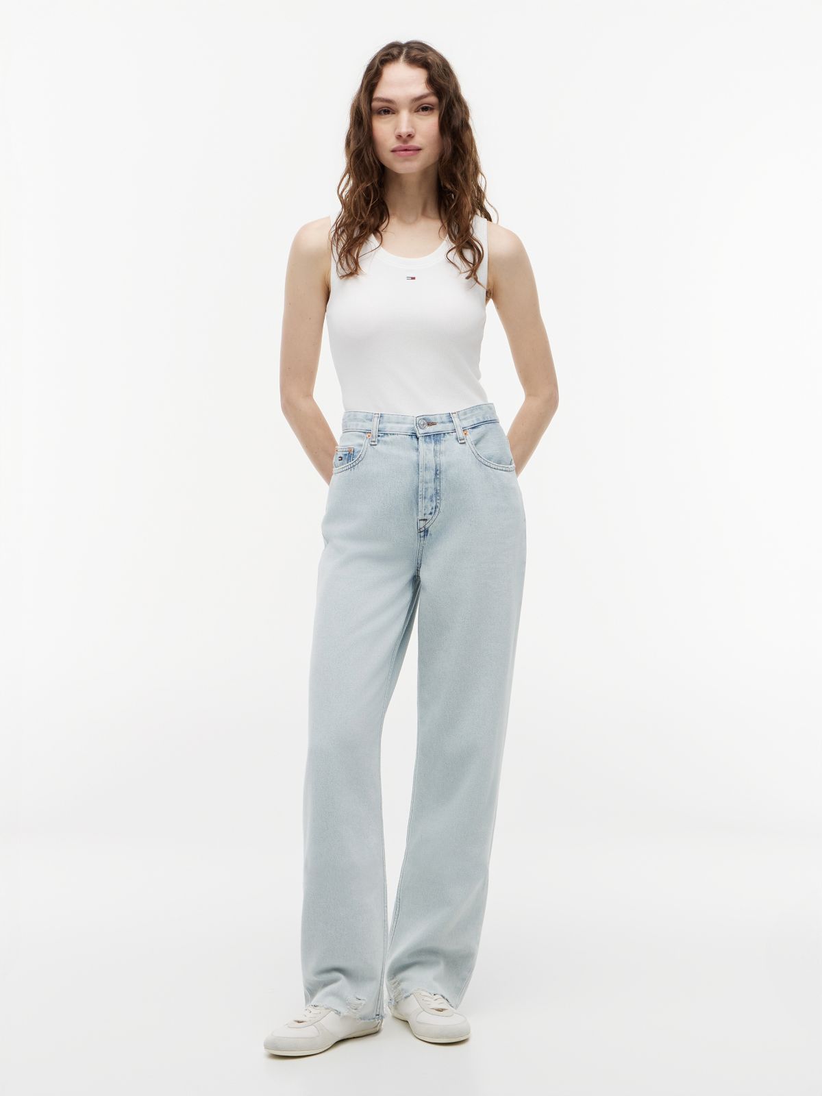 Layla High Rise Straight Jeans — Blue