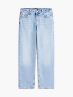 Sophie Low Rise Straight Faded Jeans — Blue 5