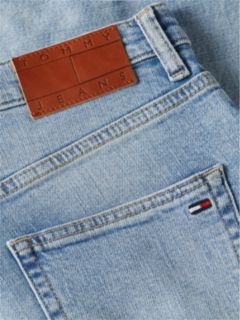 Mom Whiskered Denim Shorts — Blue 6