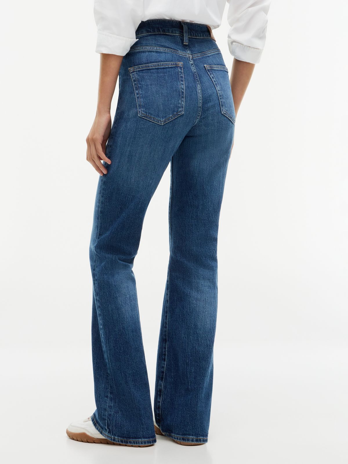 Sylvia High Rise Bootcut Jeans — Denim