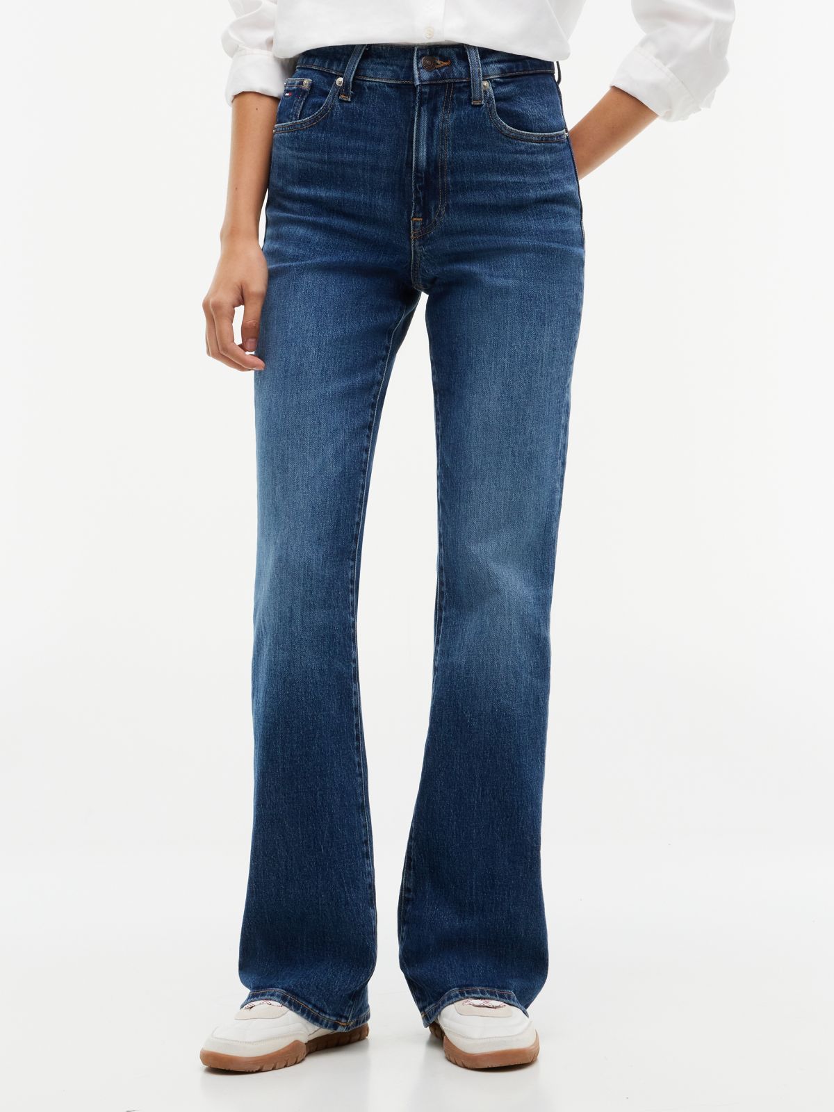 Sylvia High Rise Bootcut Jeans — Denim