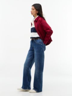 Mia Mid Rise Relaxed Straight Jeans — Denim 3