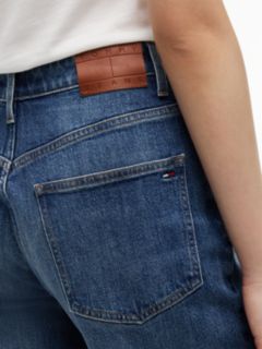 Mia Mid Rise Relaxed Straight Jeans — Denim 4