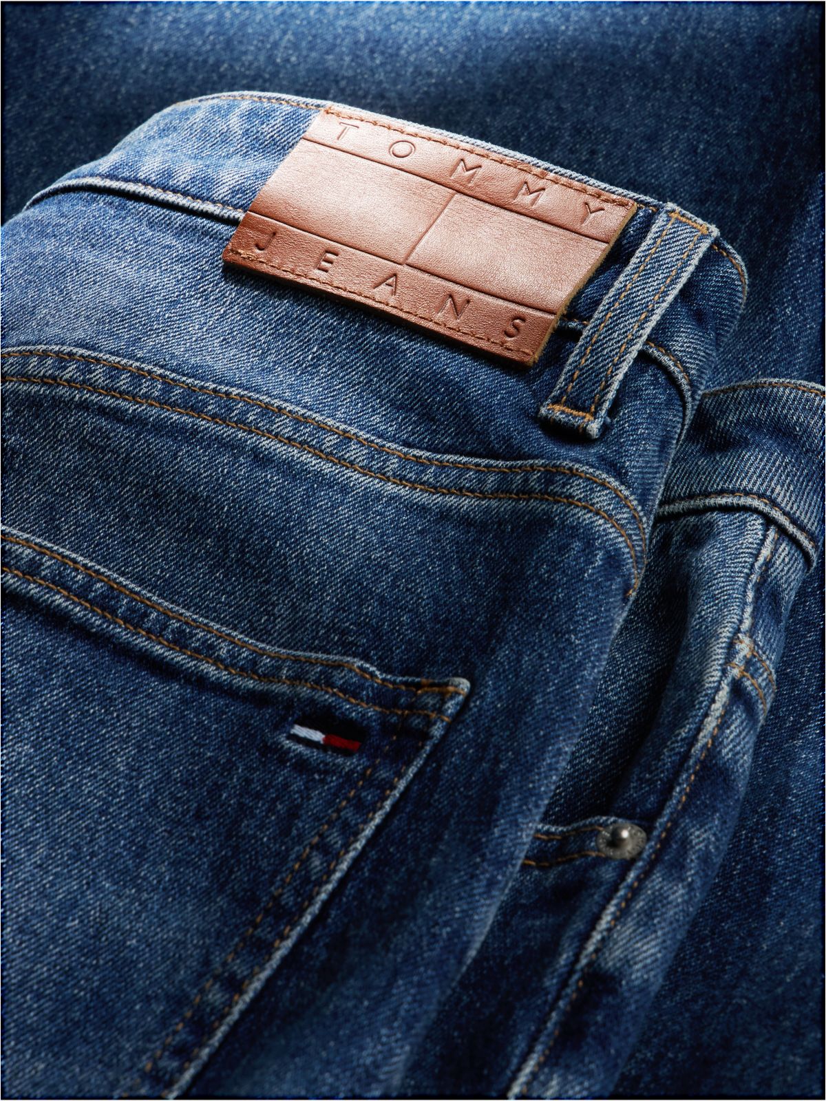 Mia Mid Rise Relaxed Straight Jeans — Denim