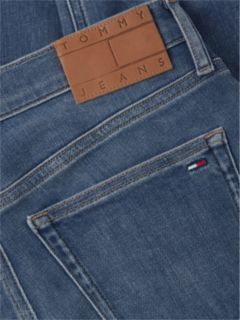 Nora Mid Rise Skinny Whiskered Jeans — Blue 6