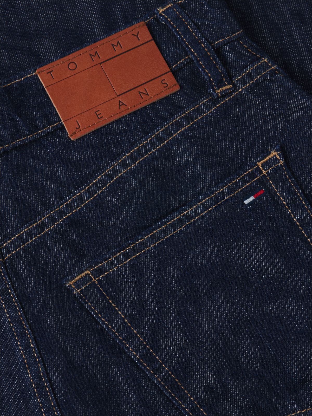 Claire High Rise Wide Jeans With Linen — Blue